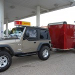tankin-up for the trek!