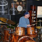 Nashville Session Ace, Tommy Wells groovin on the 10th Ann. Tigerwood kit